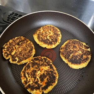 お肉なし♪豆腐ハンバーグのきのこ甘酢あんかけ✿